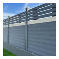 Hot Sale Modern Design Wood Plastic Fence Customized Sizes Privacy Panel Outdoor Use Eco-Friendly Anti-Slip Waterproof Brushed