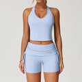 HONFIT Spandex Nylon Outdoor Running Training Women's Suit Breathable Quick Dry Casual Sports Gym Fitness Yoga Set for Women