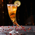Unique Moon Design Horn Shape Cocktail Glass Cup