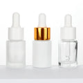 Premium Glass Luxury Dropper Bottle for Essential Oil & Skin Care Serum 20ml/30ml/50ml Capacities Screen Printed Custom Logo
