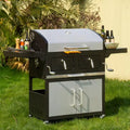 Modern Large-Sized American-Style High-Temperature Charcoal Grill High-Temperature Spray Paint Process for Home Courtyard Garden