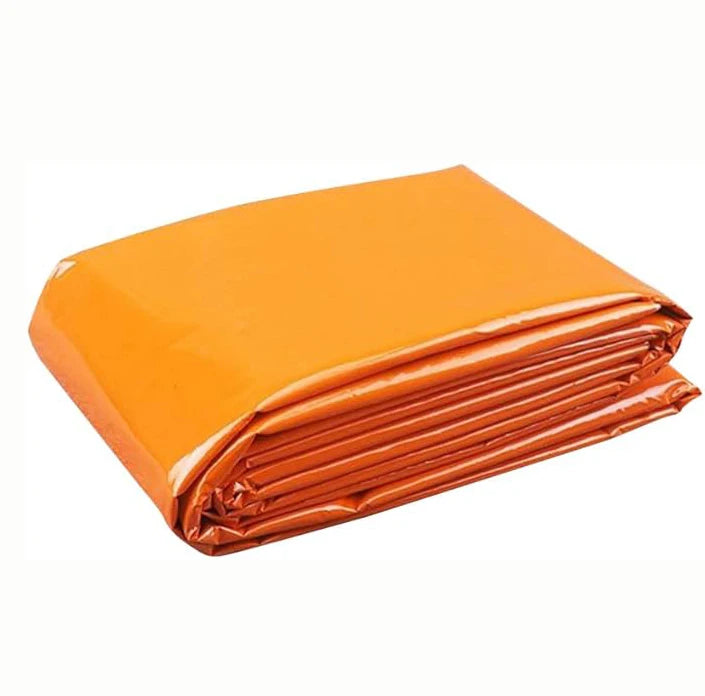 Custom Logo Emergency Blanket PE Material Mylar Thermal Blanket 130*210cm for Outdoor Waterproof Lightweight