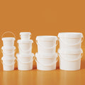 Wholesale Airtight FDA Approved Empty Plastic Buckets for Nuts Cream Frosting Custom Buckets with Lid Small Printing Buckets