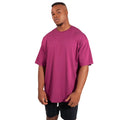 Manufacturer Custom Men's Loose Fit 280 GSM Cotton T-Shirt Plus Size Casual Style Short Sleeves Solid Plain Jersey Fabric