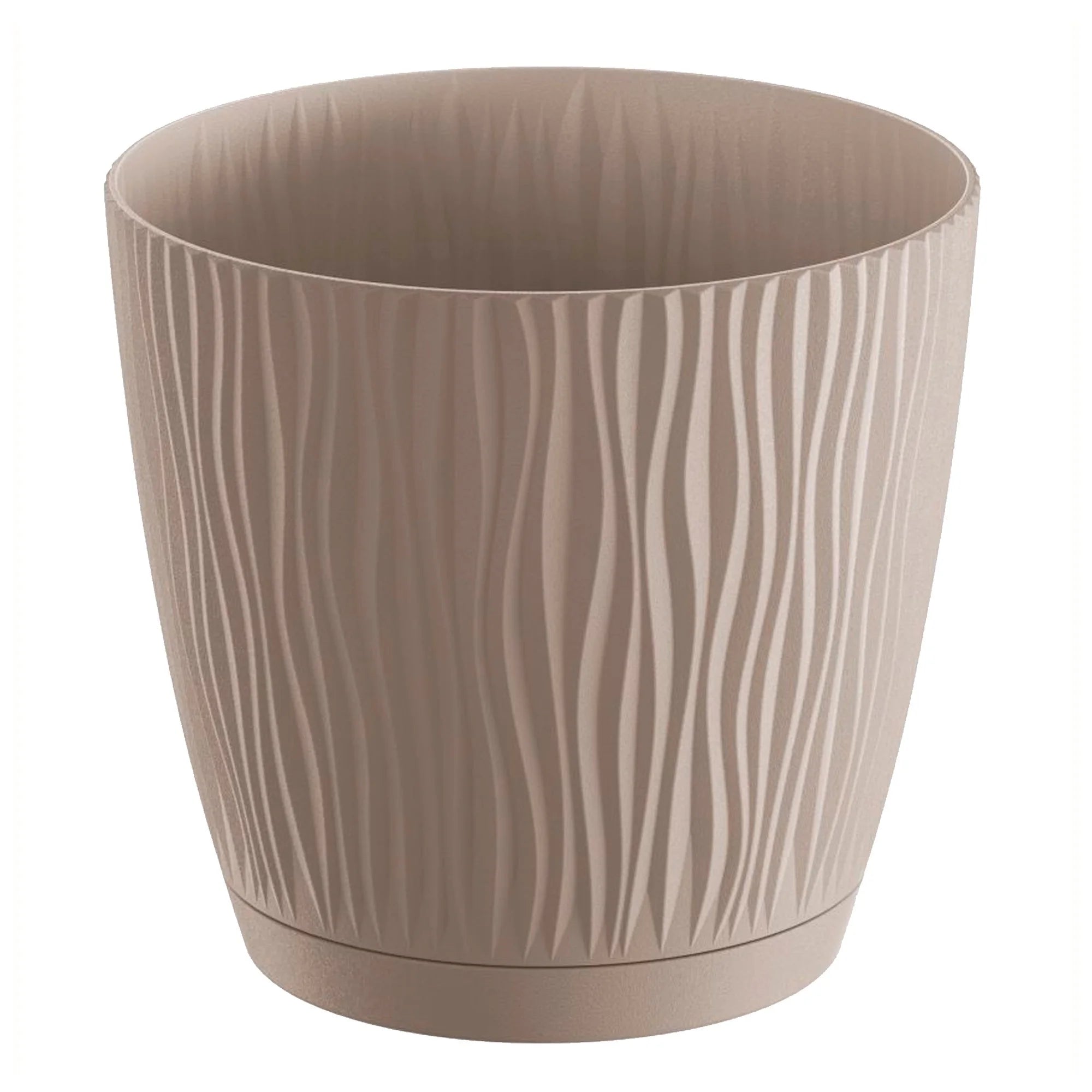 SANDY P flower pot dimensions (mm) 239x239x225 Mocca color