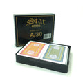 Star A-30 Durable Plastic Playing Cards 2 Decks for A-K-Q-J