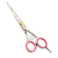 Professional Hair Cutting Scissors Set with Stainless Steel Blade 28 Teeth Right-Handed ISO 13485 Certified Hair Salon Use