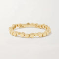 LOZRUNVE Sterling Silver 925 Unique Minimalist Dainty Geometric Eternity Finger Ring