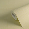 Made Germany Plain Wallpaper Rolls Yellow Green Non Woven Vinyl Textured Abrasion-Resistant for Living Room Hotel School