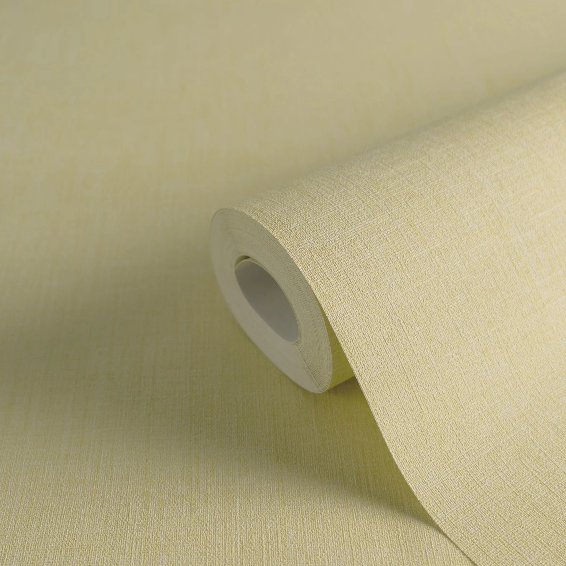Made Germany Plain Wallpaper Rolls Yellow Green Non Woven Vinyl Textured Abrasion-Resistant for Living Room Hotel School