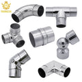 Handrail Pipe Connectors 90 Degree Corner Stainless Steel 304 316 Hardware Fittings Accessories Satin & Polished