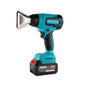 2000W 550C Cordless Handheld Hot Air Gun with 3 Nozzles Temperature Adjustable & Digital Display DIY Grade 15000mAh Battery