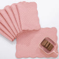 Quilted Placemats 13x18 Inches Rectangular Placemats for Kitchen Table 100% Cotton Fabric
