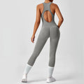 Y30 Women's Yoga Custom Bodysuit One Piece Tummy Control Jumpsuit With Back Hole Rompers Sports Workout Playsuits Sportwear