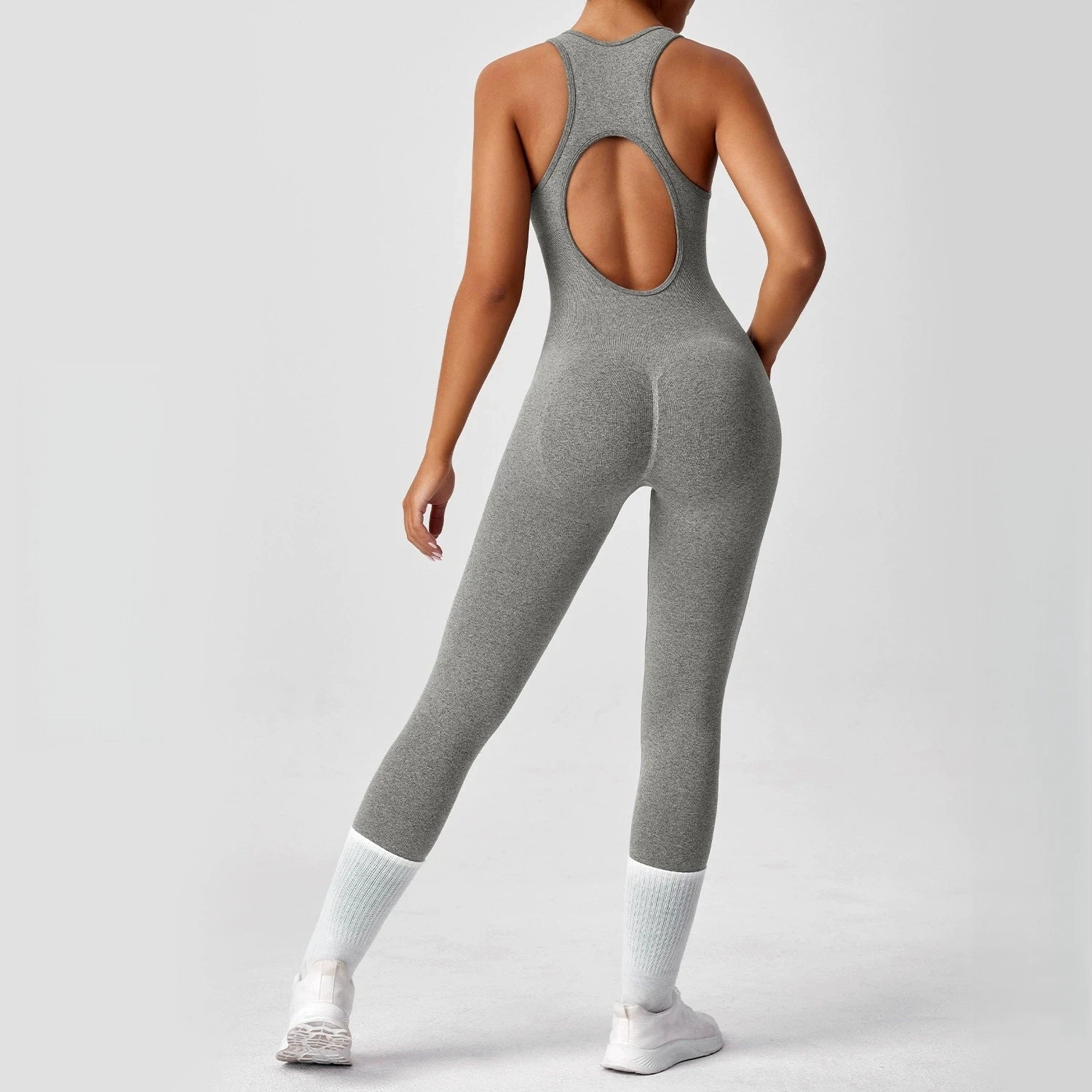 Y30 Women's Yoga Custom Bodysuit One Piece Tummy Control Jumpsuit With Back Hole Rompers Sports Workout Playsuits Sportwear