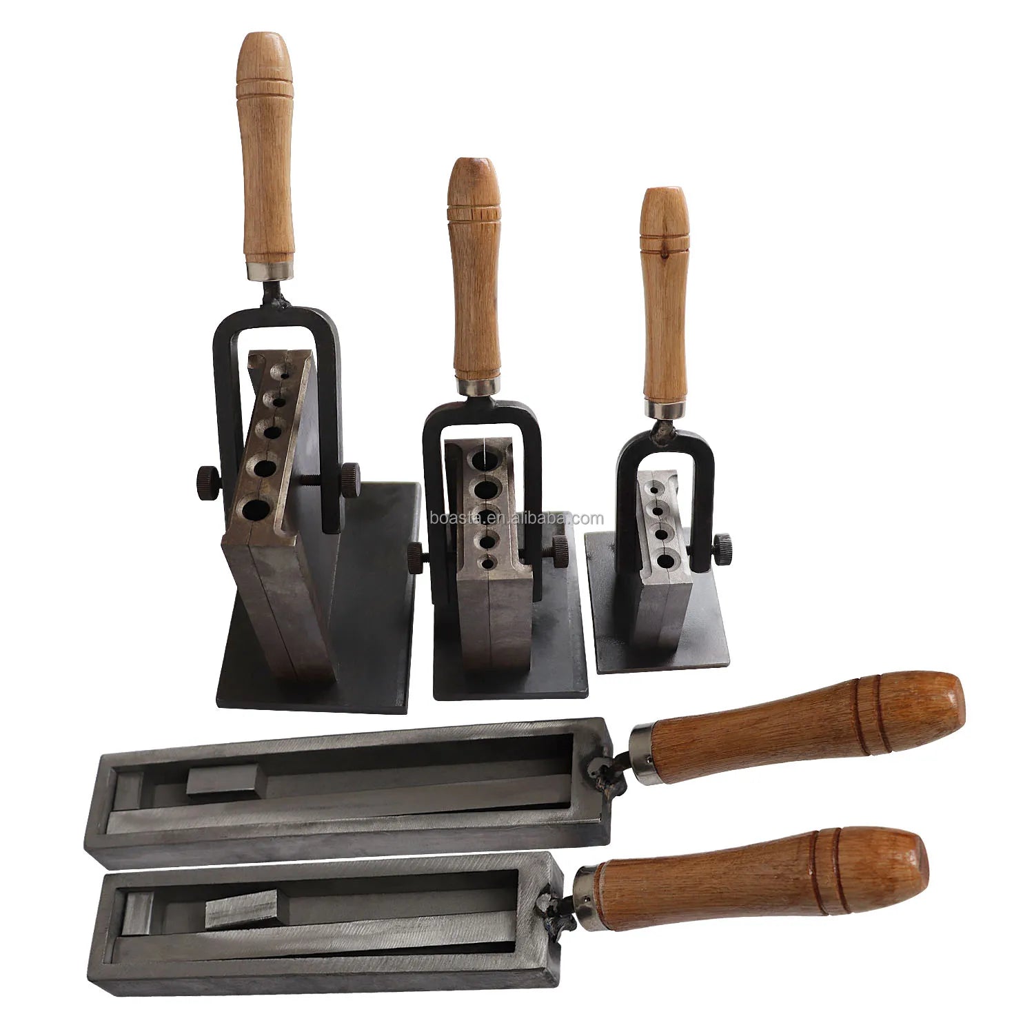 Boasta GH840 European Style Steel Ingot Mold Jewelry Gold Silver Casting Ingot Mold Bench Type Multi Size Making Tool