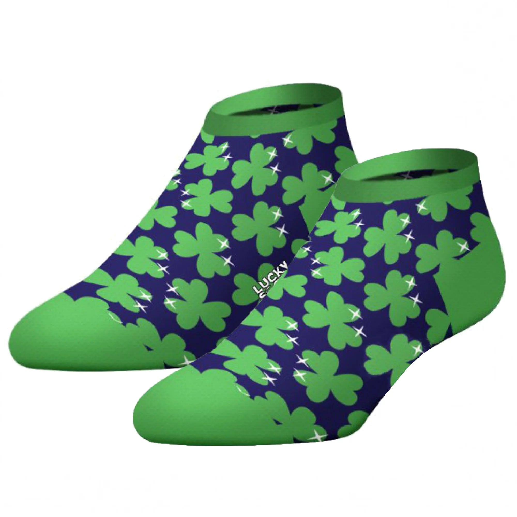 Pair of Lucky Socks short socks with clover design sizes 41-46