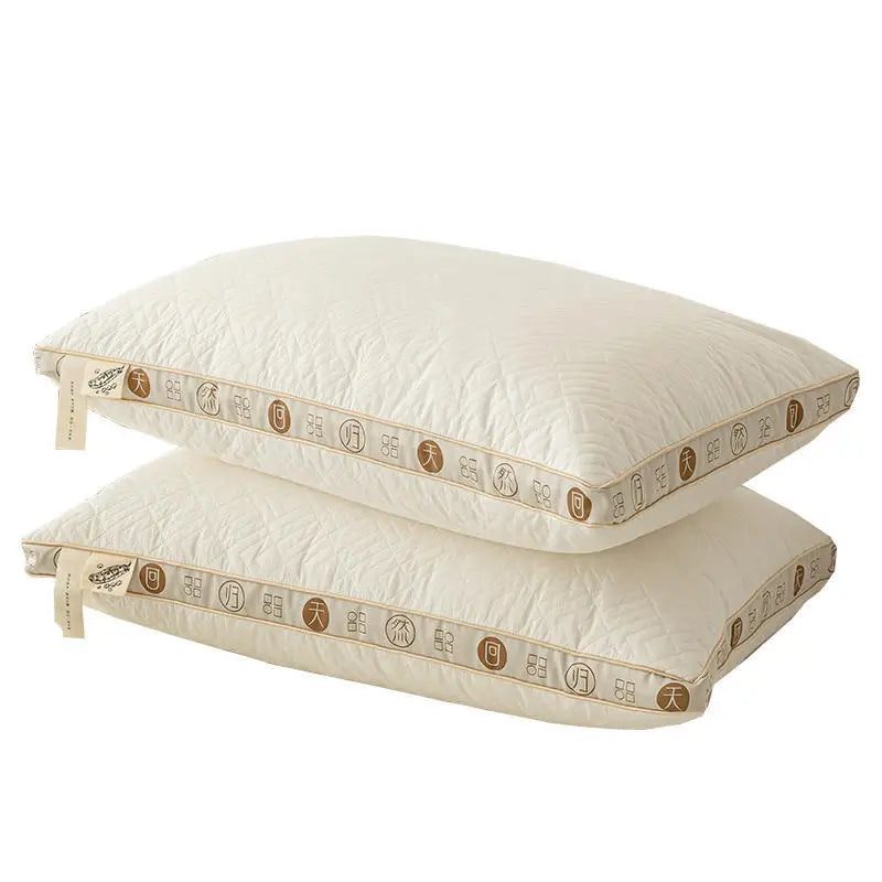 Wholesale Healthy Sleep Pillow Bilateral Durable Soy Cotton White Pillows Luxury Pillows Comfortable Sleep
