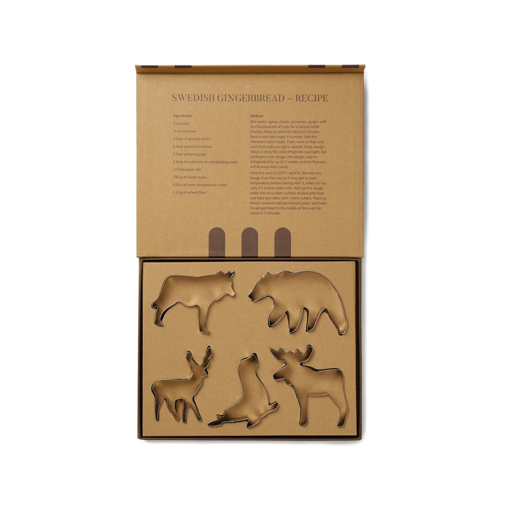 Nordic Animal Shape Cookie Tools Set for Creative Baking Adventures!