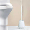 Modern White Affordable TPE Germany Bathrooms Smart Free Standing Hidden Toilet Cleaning Brush
