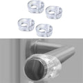 Silicone Door Stopper Safety Shockproof Pad Door Handle Anti-collision Covers Ring Door Handle Buffer Walls Furniture Protective