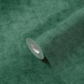 Made in Germany Sale Solid Green Non Woven Vinyl Wallpaper Rolls Abrasion-Resistant for Living Room & Kitchen 1005 X 053 m