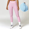 Quick-Drying Tight Yoga Pants Brushed Tummy-Lifting and Hip-Lifting High-Waisted Fitness Pants Outdoor Running Sports Pants