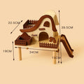 Newest Customisable Eco-friendly Solid Wood Large Multi-functional Hamster House