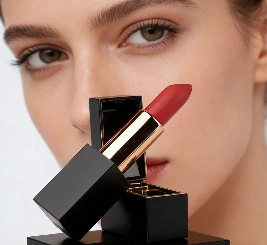 Private Label Matte Lipstick Set - Factory Supply Waterproof & Long-Lasting Red Lip Gloss for Makeup Wholesale