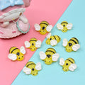 1Pcs Cartoon Wasp Small Bees Series Resin Flatback Cabochon Crafts Embellishments DIY Handicraft Hair Bow Accessories