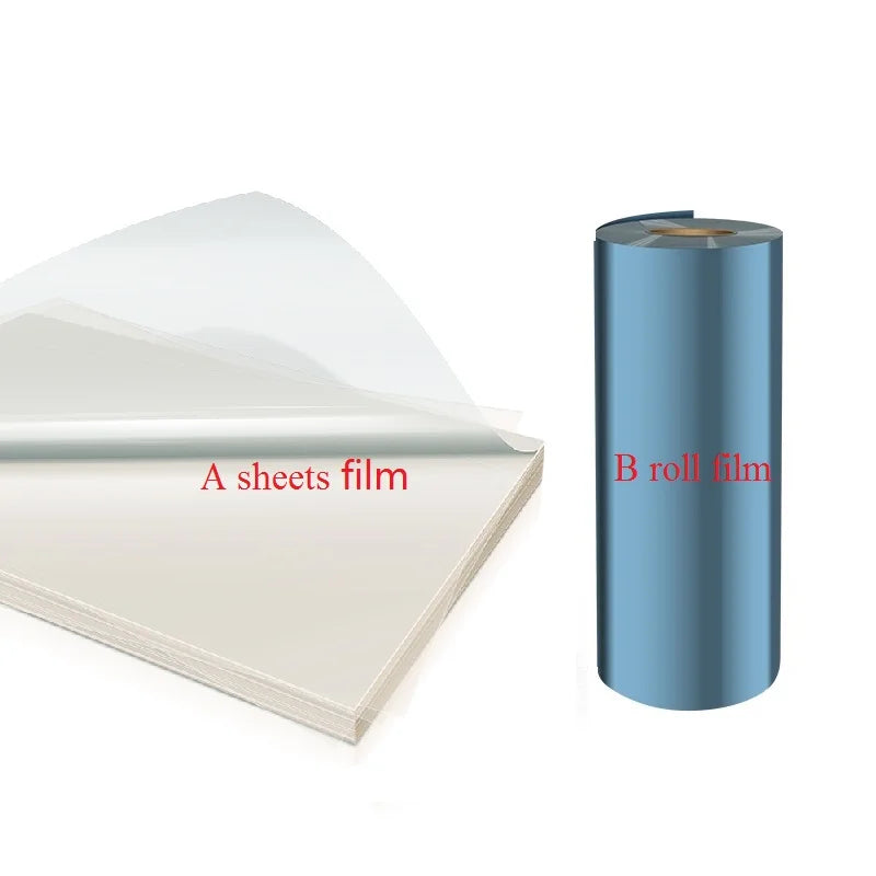 Hot Sale Transfer Fim UV Crystal Sticker Transparent AB UV PET Film for Label Printing