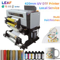 LEAF Desktop UV DTF Printer A2/A3 UV Plane Printer Image Bottle Label DTF Printer Roll to Roll Automatic Laminator Printing