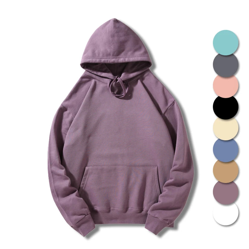 Winter Custom Oversized Plain Cotton Blank Hoodies Mens Pullover Unisex Bulk Plus Size Men's Hoodies & Sweatshirts