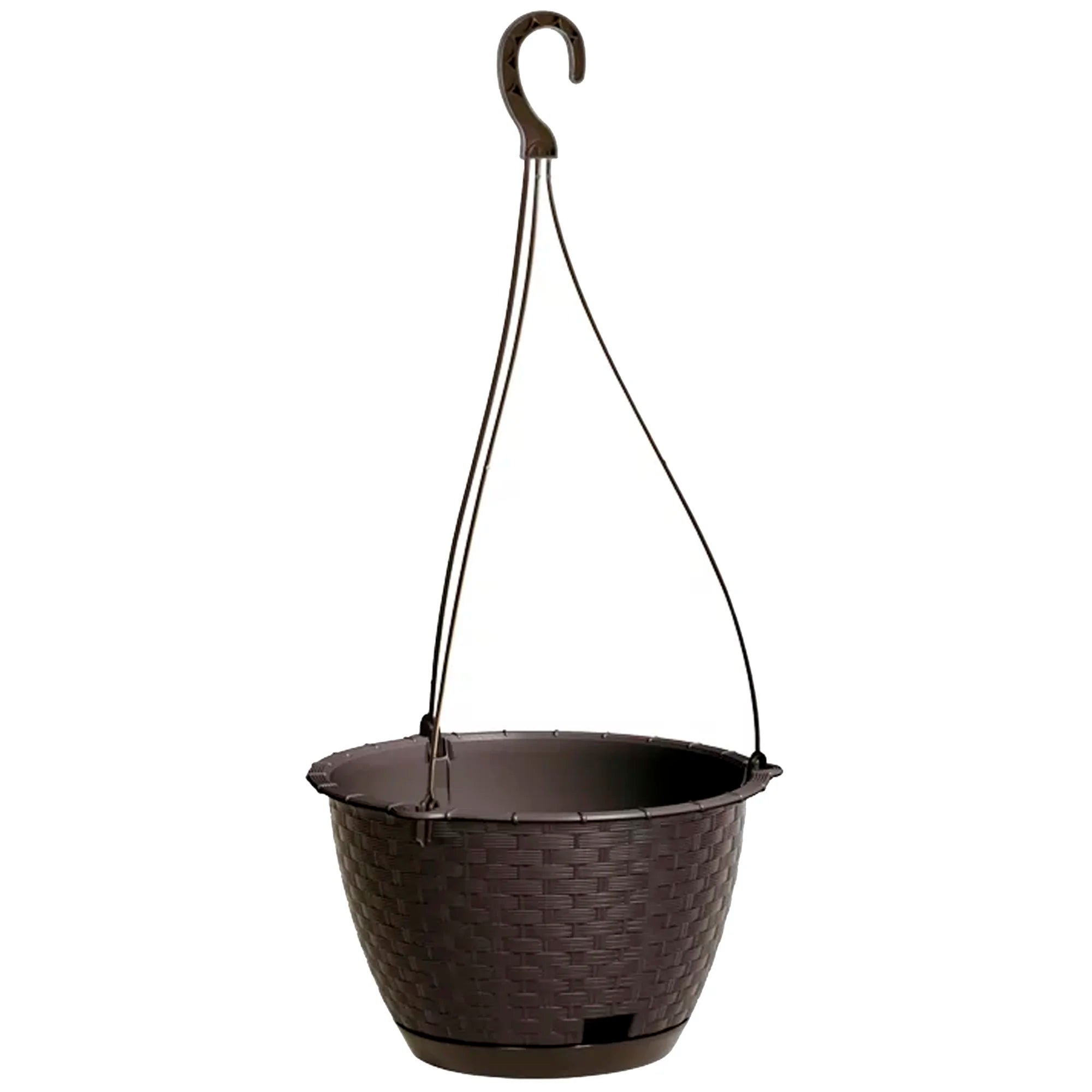 RATOLLA ROUND W 4.85L hanging planter dimensions (mm) 243x243x160 dark ochre color