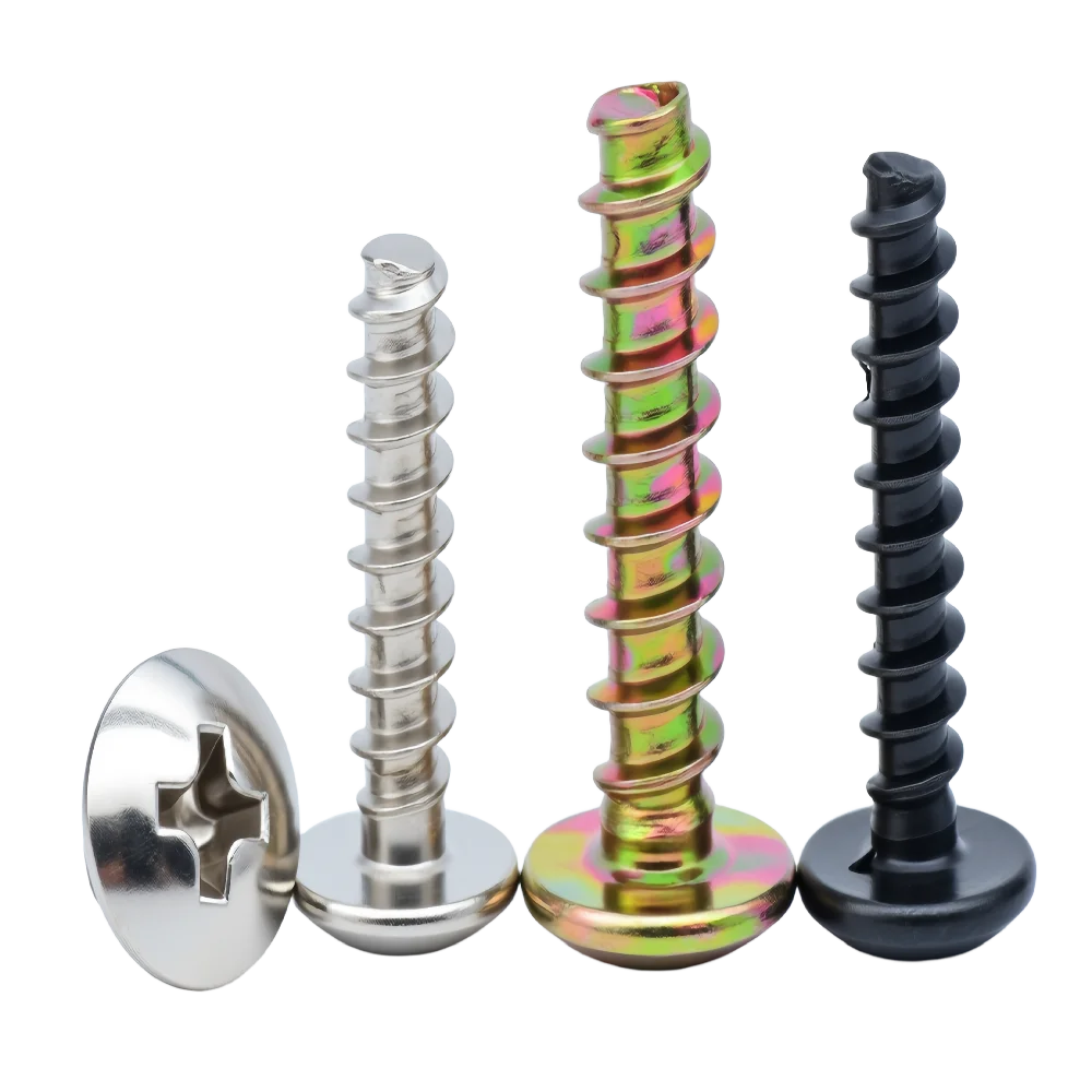 Carbon Steel Zinc Plated Nickle Plated Black Phillips Truss Head Self Tapping Screws