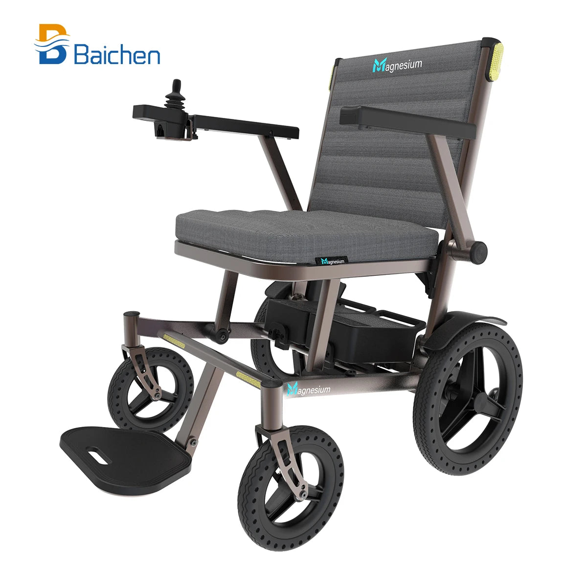 2025 New Style Magnesium Alloy Care Portable Foldable Lightweight Magnesium Electric Wheelchair for Disabled