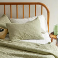 2025  100%  Microfiber Cozy Crinkle Bedspread