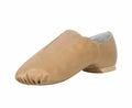 EU and US in Stock Unisex  Supple Leather Upper Slip-on Dance Shoe with up Elastic Jazz Shoes Dance for Women and Men