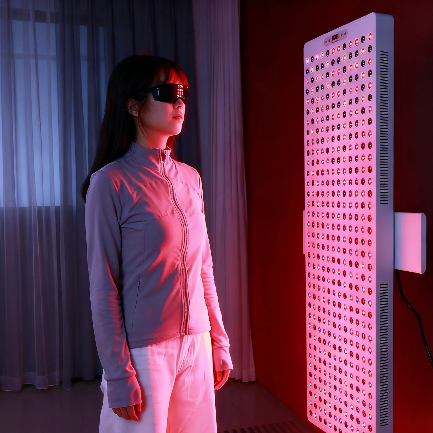 US Stock OEM ODM 5Wavelength 2160W Infrared Sauna Light Therapy Panel Full Body PDT Machine Infared Red Light Therapy Panel