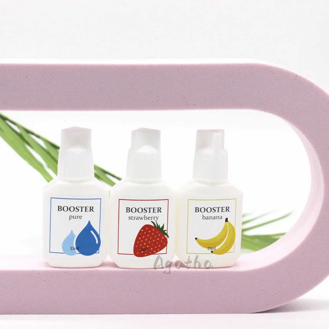 Korea Booster Strawberry Banana Scent Glue for Eyelash Extensions Transparent Booster Pure Primer Lash Adhesive