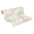 Made in Germany - Wallpaper rolls Marble Grey Grey - Non Woven Vinyl - Wallpaper Home Decoration for Walls - 1005 x 053 m