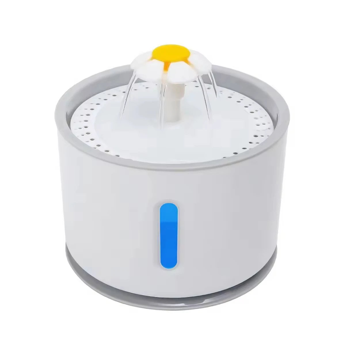 Cute 2.4L Automatic LED Electric USB Cat Pet Water Fountain Dispenser Dog Mute Drinker Feeder Bowl for Food Use