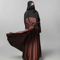Islamic Modest Premium Quality Floor Length Anti-Static Handmade Abaya Inner Muslim Women Polyester Bell Sleeves Wedding Kimono
