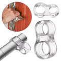 Premium Clear Silicone Door Handle Stoppers Door Knob Wall Shield PVC Door Bumper Shock Absorbent Wall Protector