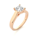 Indian Manufactured Customized Diamond Ring Engraving Option Engagement Wedding Use 14K Solid Gold/Platinum/Silver IGI Certified