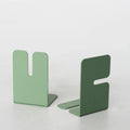 Custom Business Gift Modern Simple Style Iron Metal Bookends for Office Desk Decoration MegaBDM