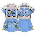 Custom Eco-Friendly Jersey Mesh Shorts Full Set Boxy Quick Dry T-Shirts Men Digital Print Summer Soccer Basketball Football