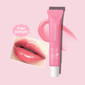 Private Label Organic Colored Makeup Tinted Pink Sugar Fruit Flavored Cute Lip Butter Balm Custom Logo