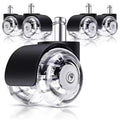 Zuo Gang Factory Price Hot Sale 50mm Transparent PU Caster Wheel for Office Chair Casters