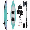 High Performance Drop Stitch PVC Customized Color 2 Person Water Sports Touring Foldable Inflatable Canoe Inflatable Kayak